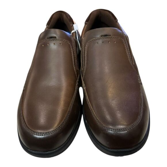 New NUNN BUSH Men\'s Cam Moc Toe Slip On Brown Shoes Loafers 10 10W main image 5